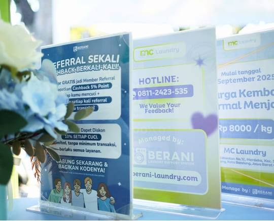 MC Laundry Express Antar Jemput